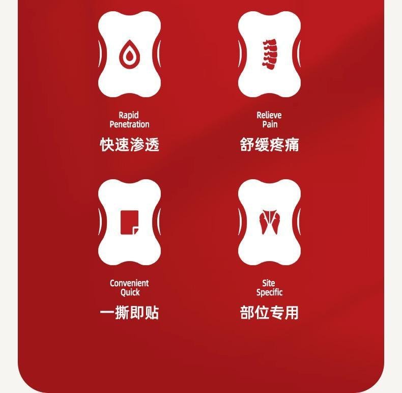 【中國直郵】 北京同仁堂 艾草腰椎貼 艾灸貼腰部關節貼艾葉發熱 活血通絡、散寒止痛、調理氣血 12貼/盒