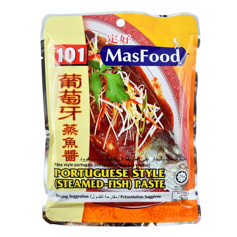 【马来西亚直邮】马来西亚MASFOOD定好 101葡萄牙味蒸鱼酱 200g