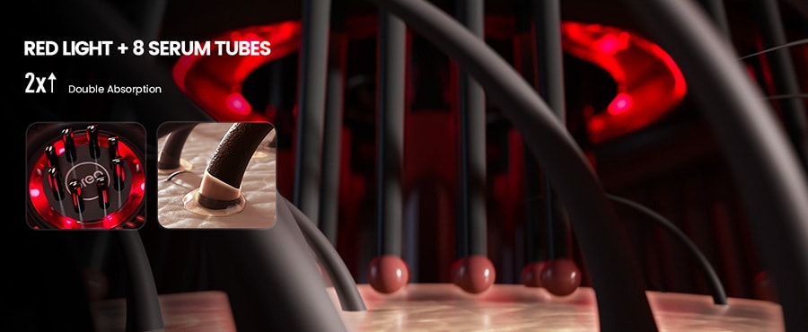 Scalp3 Scalp Massager With Red Light To Care For Your Scalp With IPX7 Waterproof Black black BFCM On Sale