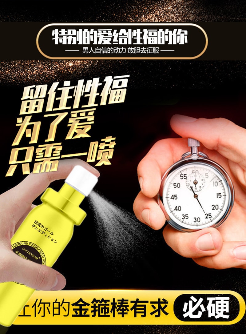 【中国直邮】 木村 新品 进口伟哥日式 男士外用延时喷剂 10ml装