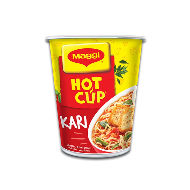 HOT CUP Instant Noodle Curry Flavour 59g