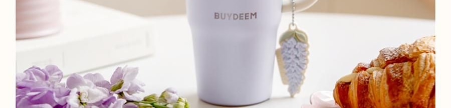 BUYDEEM北鼎 吸管吨吨杯子 便携水杯 800ml 紫藤花 DG78 