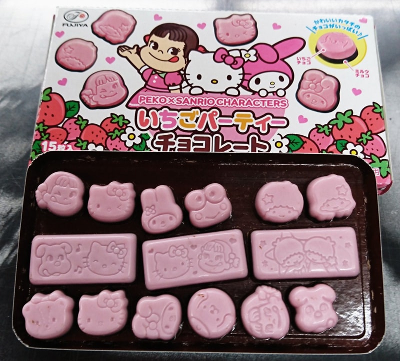 【日本直效郵件】日本不二家FUJIYA×HELLO KITTY 草莓巧克力 15片裝