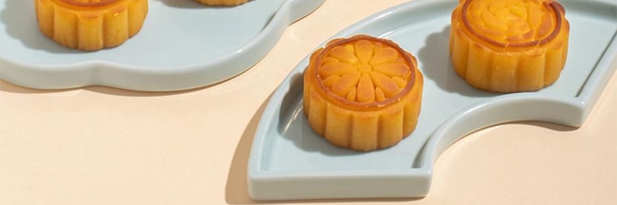 【预售】【亚米独家】鲍师傅 月满人间 中式糕点月饼礼盒 9枚入 450g【芝士月饼*4+金沙蛋黄月饼*5】【新鲜空运】【芝香四溢 奶香浓郁】