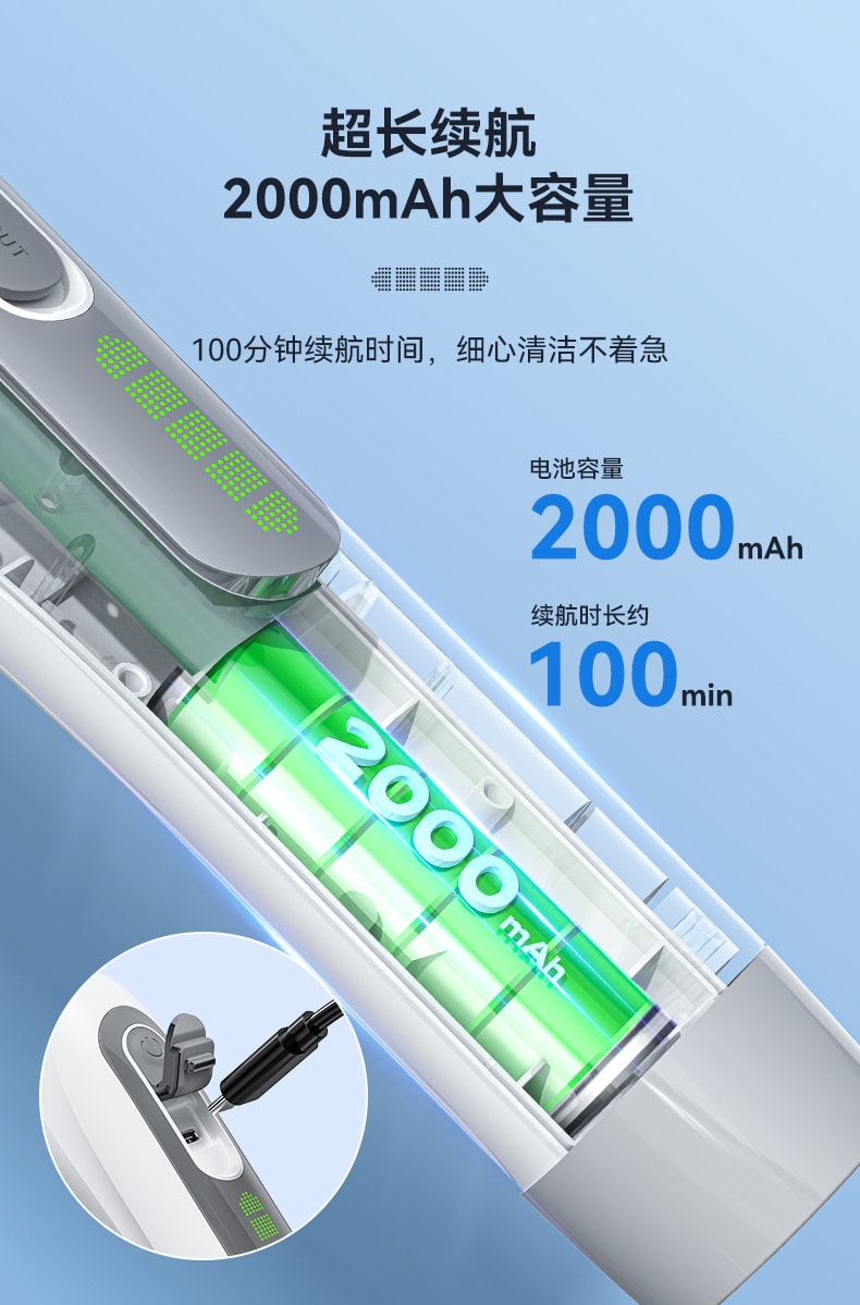 中国 MinHuang敏煌七合一多功能多头电动旋转洗涤器 白色 1件
