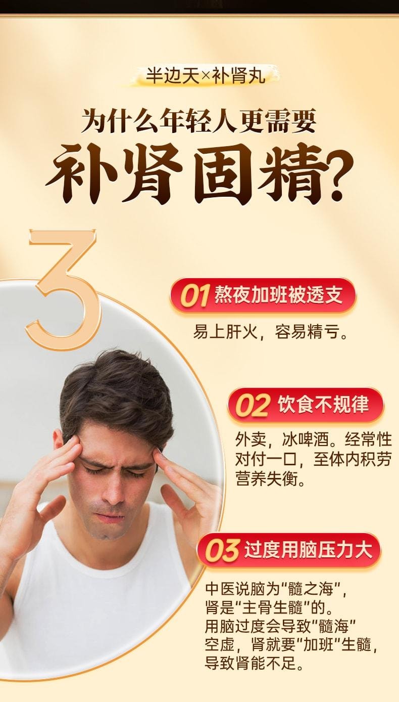 Kidney Tonic Pills for Growth Enlargement Delay and Essence Consolidation: 6g*10 pills per box