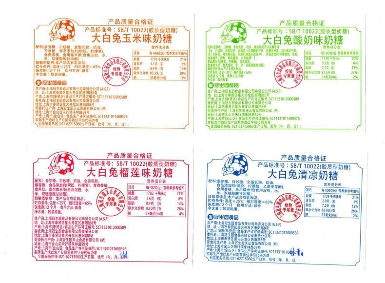 大白兔 【十一种口味随机】上海奶糖礼盒手提盒混合口味118g  小白兔牛奶糖喜糖果小零食圣诞节新年糖果朋友闺蜜生日礼物【王嘉尔推荐孩童甜蜜的回忆】