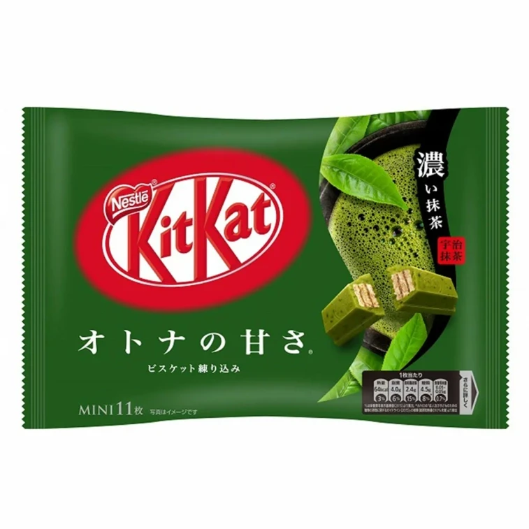 【日本直郵】NESTLE雀巢 KITKAT 夾心威化巧克力 抹茶口味 135g