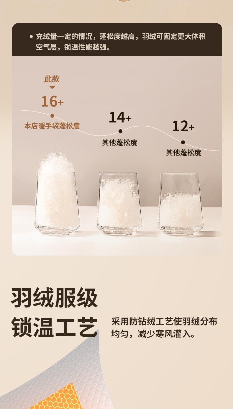 【中国直邮】 亲太太 石墨烯热水袋usb充电式暖手宝无水安全防爆暖宝宝暖手套取暖神器  米色5000mAH