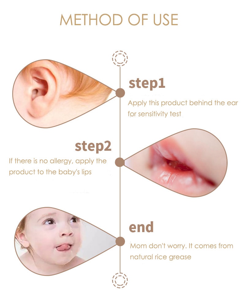 Baby Lips Balm Natural Anti-Cracking Moisturizing Four Seasons Use
