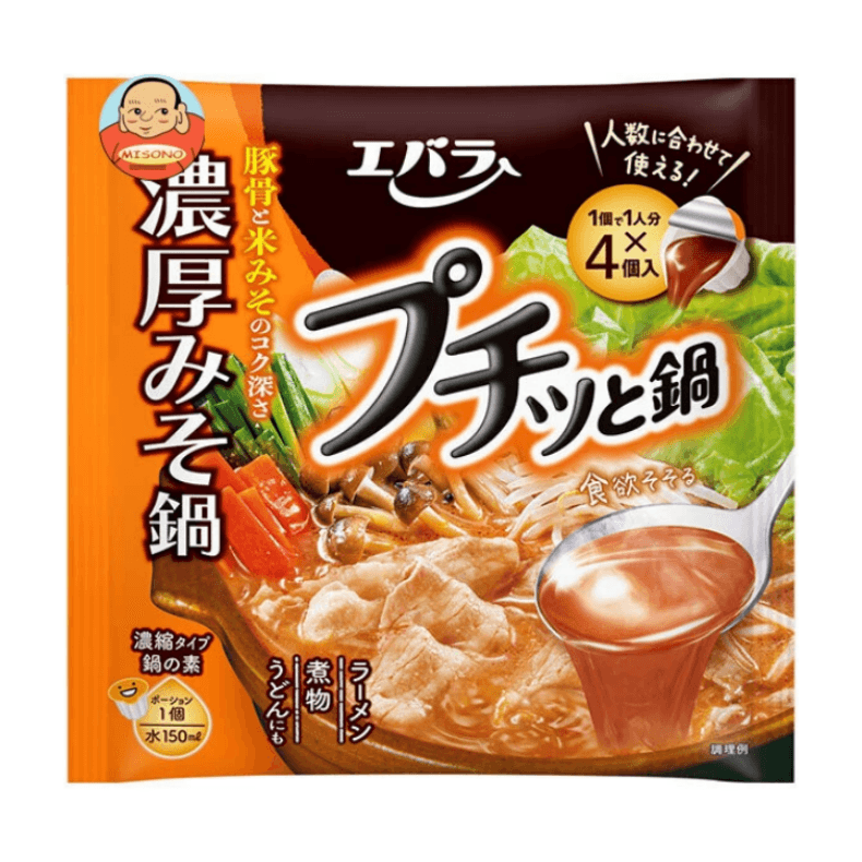 【日本直邮】日本 EBARA FOODS 荏原 小火锅浓味噌火锅 4个/袋