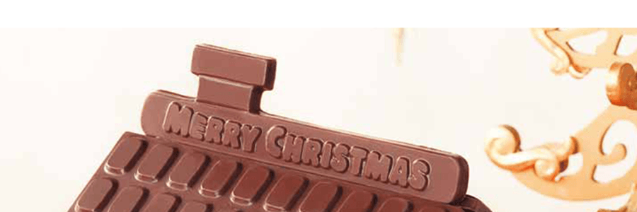 【好礼精选】日本ROYCE若翼族 圣诞巧克力屋+装饰配件礼盒套装 