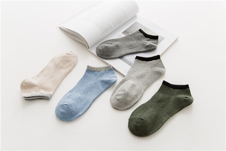 - 100% Cotton socks- Dark Gray