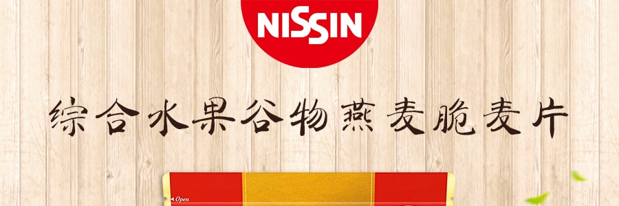 日本NISSIN日清 综合水果谷物燕麦脆麦片 食物纤维满腹 500g