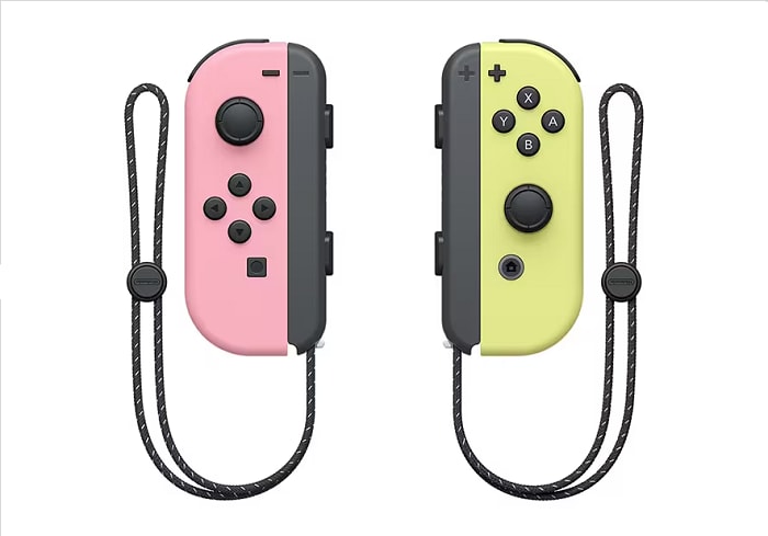【日本直邮】任天堂Switch 原装游戏手柄 淡粉色 / 淡黄色 6月30日开始发售