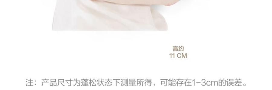 FUANNA富安娜 艾草麦饭石防螨枕头 分区枕 抑菌草本枕 70*45cm