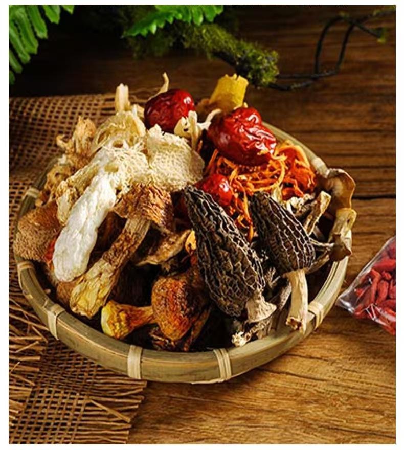 泷御堂 云南菌菇季 70g 当季九珍七彩菌汤包 山珍营养配比 阳光自然晾晒 鲜嫩口感 健康好滋味