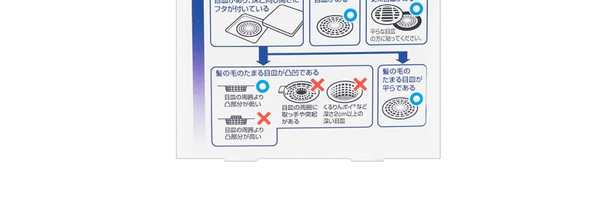 日本KOBAYASHI小林製藥 水槽地漏毛髮收集貼濾紙 排水口濾網 16片入