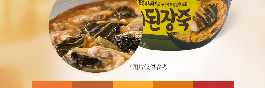 韩国OTTOGI不倒翁 营养美味粥  萝卜叶大酱味 2分钟即食 285g