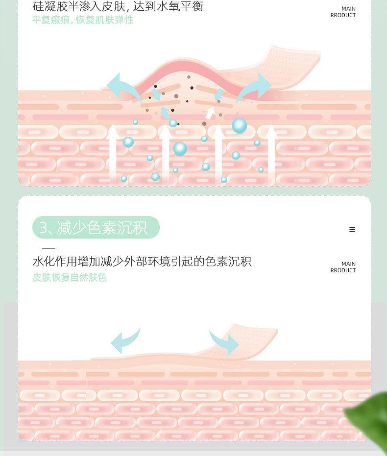 【中国直邮】 舒奈美 疤痕贴抑制疤痕增生贴疤刨腹疤痕隐形贴卷硅凝胶疤痕修复贴 (卷装)