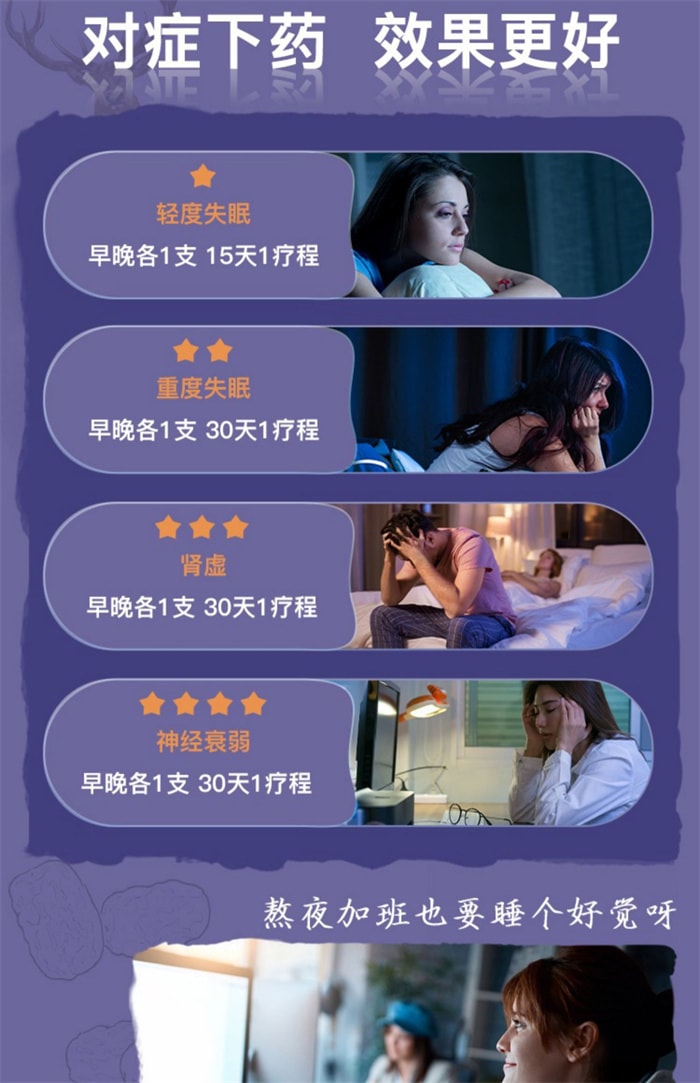 【中国直邮】 鲁南 优益思安神补脑液 改善失眠多梦 生肾精益气 口服助眠青少年成人12支 x 1盒