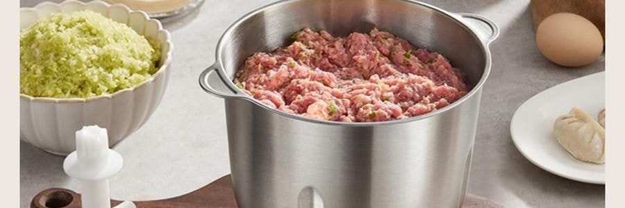 【新品登陆】BEAR小熊 小熊双桶切碎和面机 易拆洗低噪厨房料理机 切碎杯 2.5L / 和面杯 3.5L CH-5L05G48