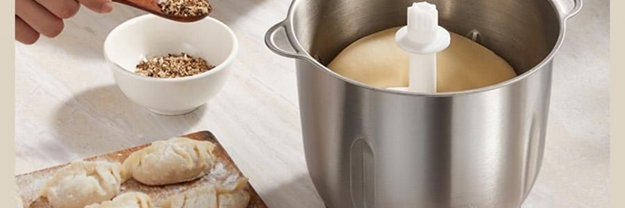 【新品登陆】BEAR小熊 小熊双桶切碎和面机 易拆洗低噪厨房料理机 切碎杯 2.5L / 和面杯 3.5L CH-5L05G48