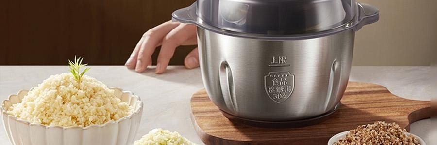 【新品登陆】BEAR小熊 小熊双桶切碎和面机 易拆洗低噪厨房料理机 切碎杯 2.5L / 和面杯 3.5L CH-5L05G48