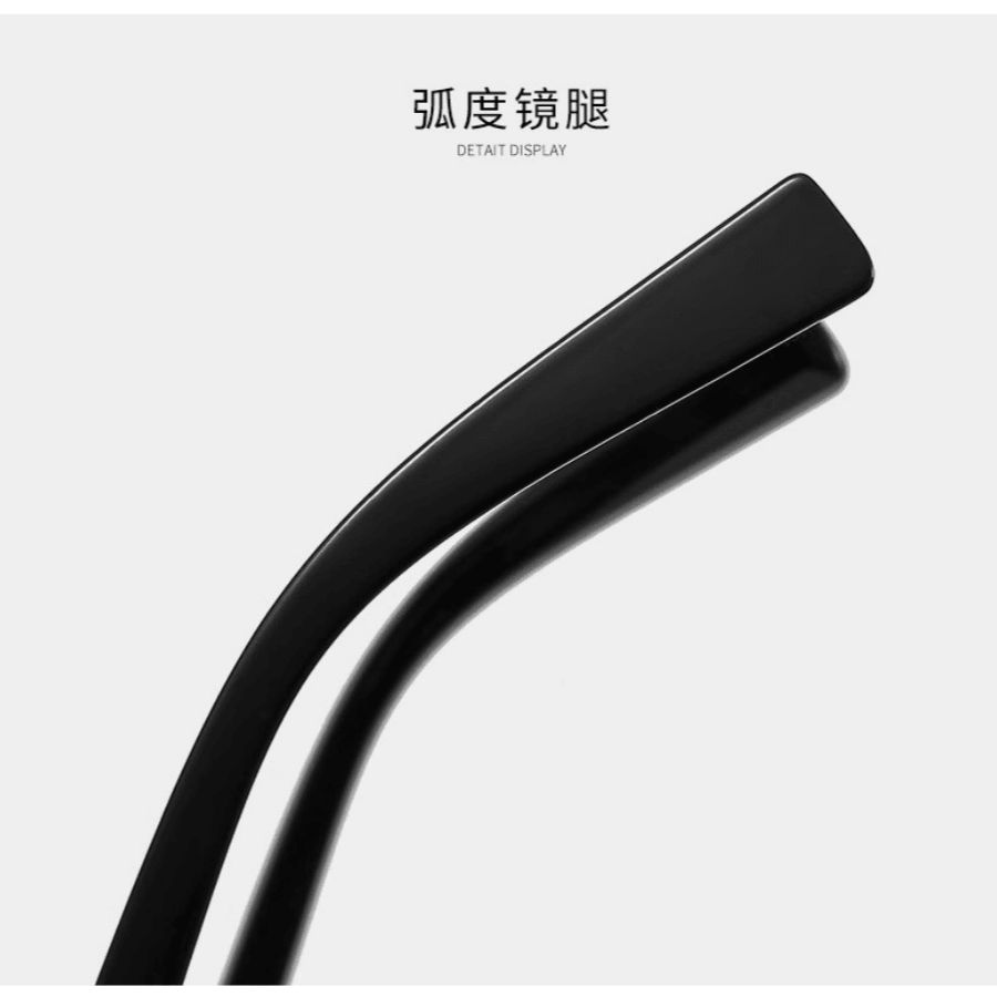 FENCHI 「GM同款」复古大框墨镜太阳镜  防紫外线偏光镜眼镜  明星同款方框设计  男女通用  街拍/驾驶/旅行必备