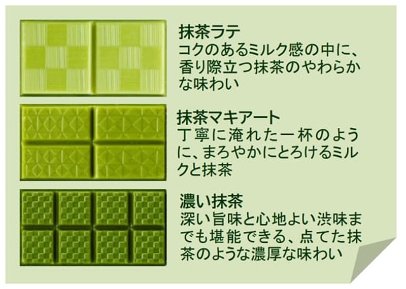 【日本直邮】DHL直邮3-5天到 日本不二家 LOOK日本3种抹茶夹心巧克力 10粒