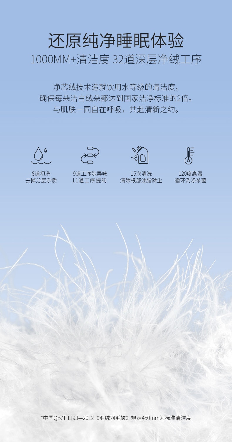 【中国直邮】Lullabuy扭花鹅绒被子 100%匈牙利白鹅鹅绒  蓬松保暖 白色 Full/Queen Size 4KG