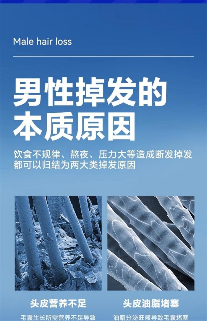 【中国直邮】 海洋至尊 强韧健发洗发水 男士生姜固育发去屑止痒300ml/瓶