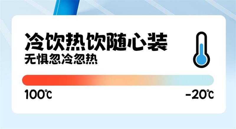 【中国直邮】  格沵 夏季水杯大容量便携吸管杯子2025新款 浮光白 670ml 1个