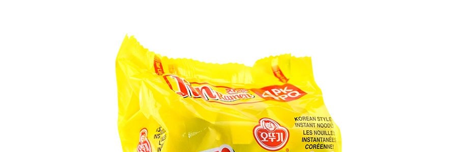 韓國OTTOGI不倒翁 JIN拉麵 辣味 4包入 480g 【韓國國民泡麵】