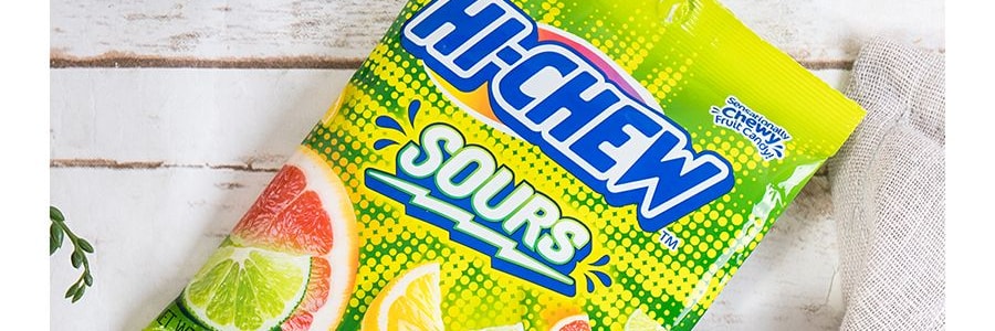 日本HI-CHEW 水果口味夾心軟糖 檸檬味/葡萄柚味/酸橙味 90g