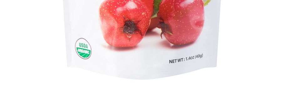 家鄉風味 綠色有機即食山楂片 40g USDA認證