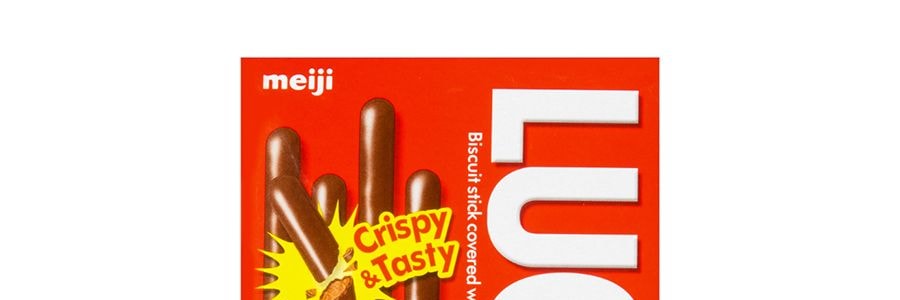 日本MEIJI明治 LUCKY 雙層巧克力棒 巧克力風味 45g