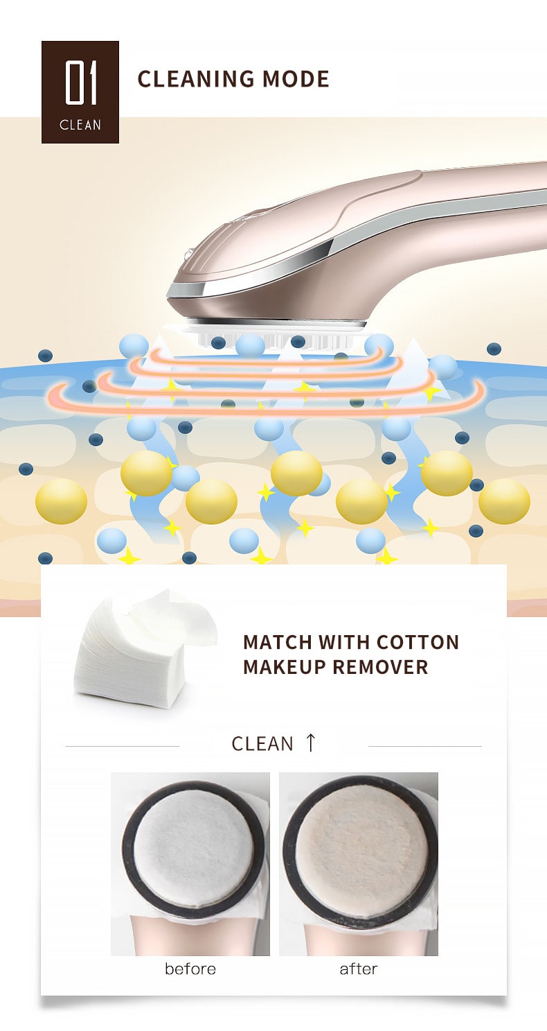 K·SKIN金稻 射頻美容儀臉部 紅綠紫光子嫩膚儀 提拉緊緻 淡化細紋臉部 導入美顏儀 KD9905