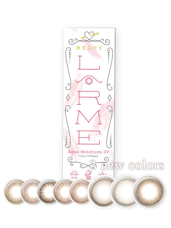 【日本直郵】橋本環奈 LARME MELTY 375度氧氣片美瞳 抗UV日拋 Clear Macaron 清瑩馬卡龍(棕色系) 10枚 著色直徑13.8mm 預定3-5天日本直發