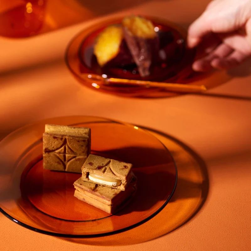 【日本直邮】 日本 press butter sand 期间限定 蜜芋黄油口味奶油夹心 黄油饼干5枚装