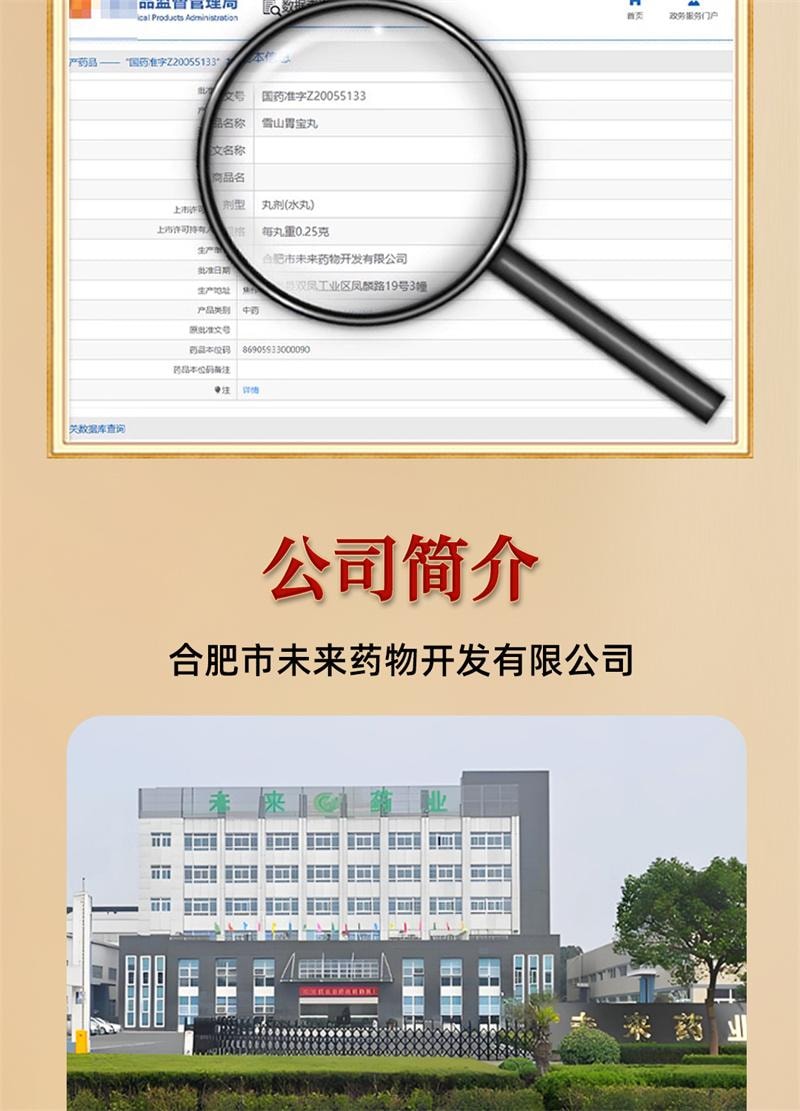 【中國直郵】 A1 中國 雪山胃寶丸24丸/盒正品胃脹痛慢性胃炎胃寒脾胃虛弱養胃健胃消食腸胃用藥