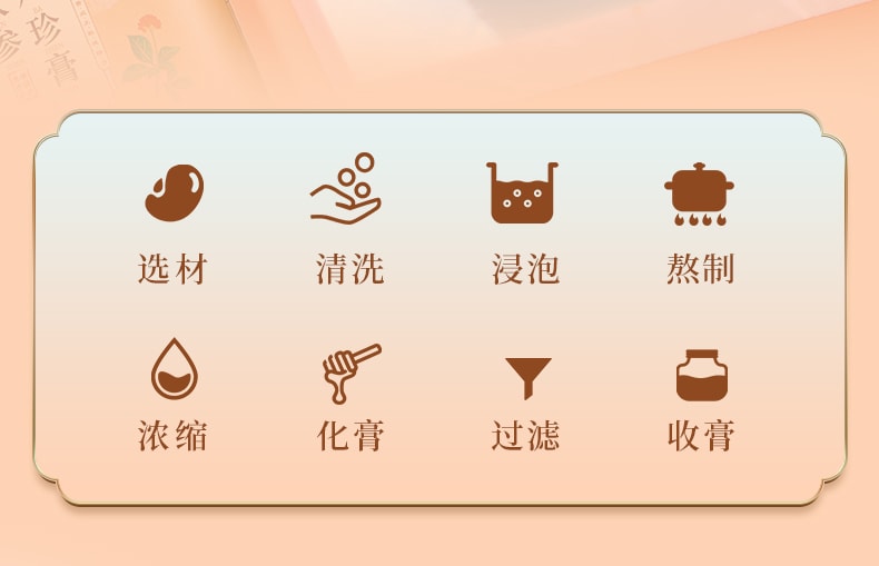 北京同仁堂人参八珍膏补血养气300g/盒- 亚米