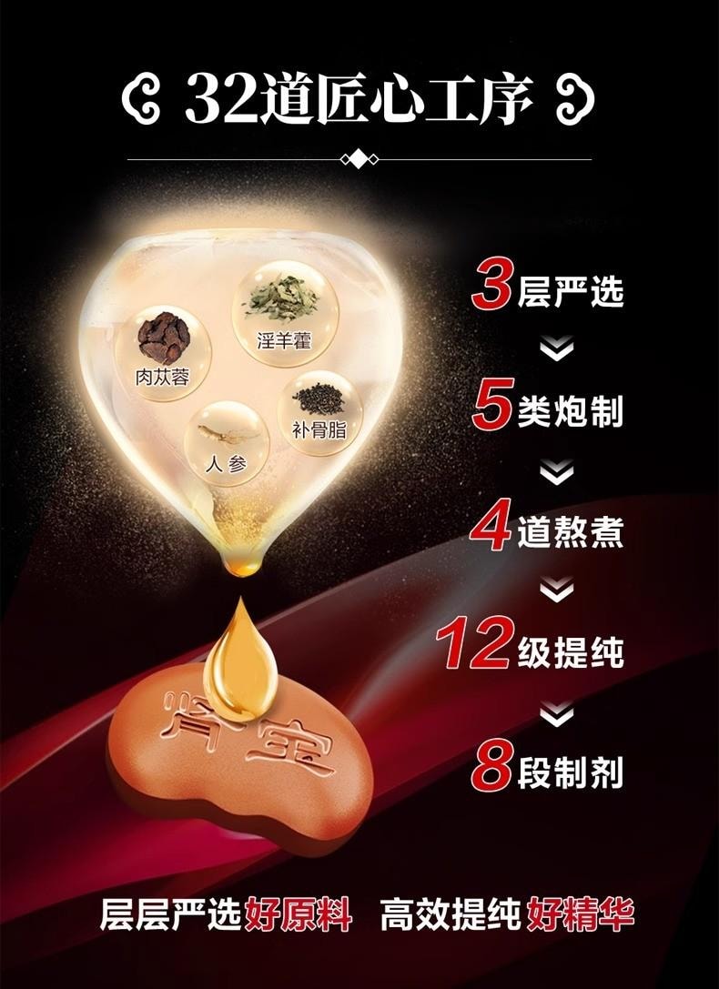 【中国直邮】 汇仁 肾宝片 45片/盒 1盒 补肾 固本壮阳 专科用药 固精肾阳虚 22味道地药材把亏的肾补回来