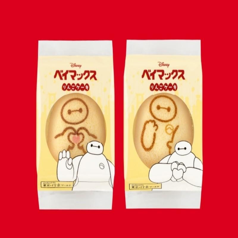 【日本直郵】 日本 TOKYO BANANA 迪士尼系列 大白蘋果夾心軟蛋糕 4個裝
