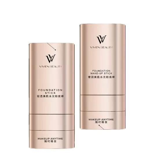 【中國直郵】 vivien beauty 輕透亮採粉底棒 韓女同款 10s速成懶人妝 遮瑕神器 輕鬆打造水光肌#03暖膚色 1支裝