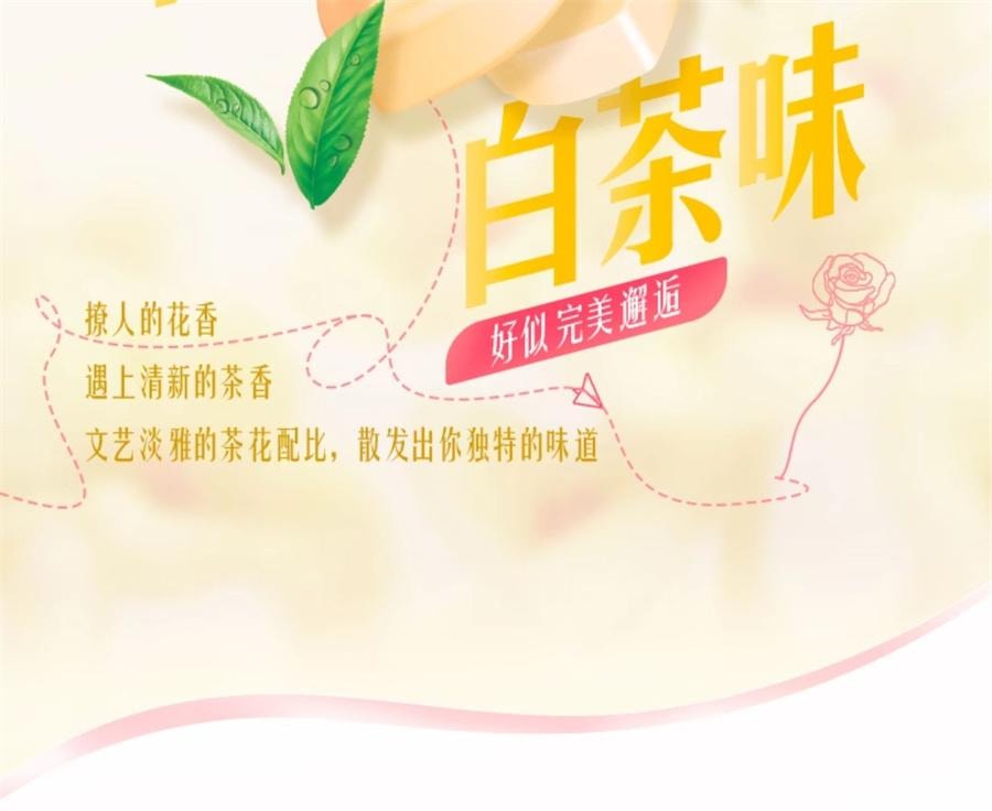 【中國直郵】 綠箭 無糖花香薄荷糖 櫻花白桃口味 27g/瓶 【約35粒】