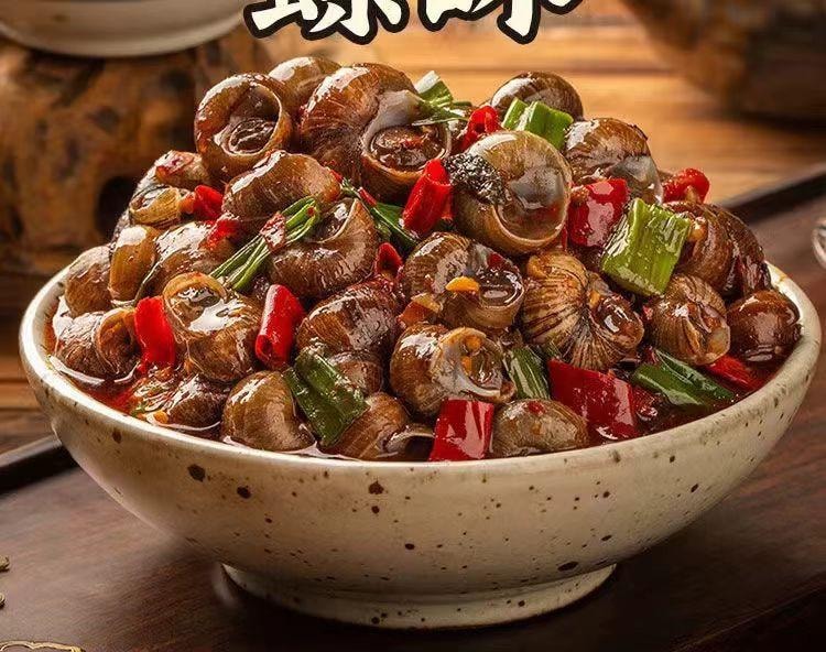 超友味 爆香田螺 香辣味 干净无沙 新鲜去尾 爆香入味 鲜美多汁 112g