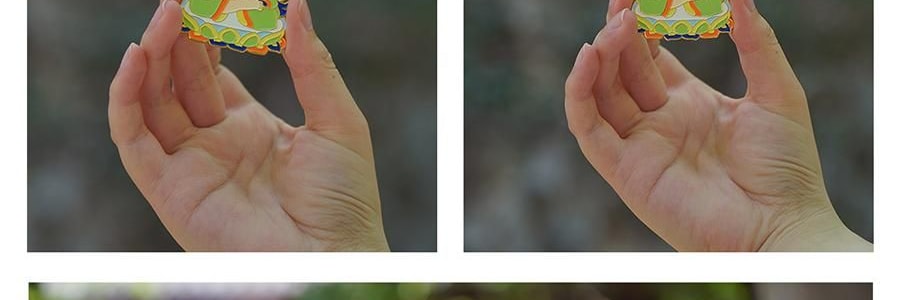 靈隱祈福 藥師佛轉轉佛冰箱貼 磁吸裝飾貼 身體健康 112*112*21mm