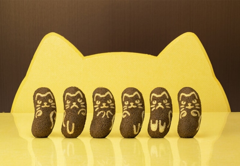 【日本直邮】日美同步 日本东京香蕉 最新发售 东京香蕉黑猫 巧克力香蕉蛋糕 8枚装