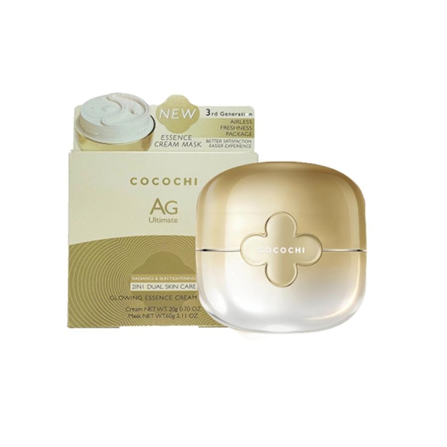 【日本直郵】 日本 COCOCHI 新版 Ag精華霜塗抹面膜 精華霜20g+ 精華面膜60g